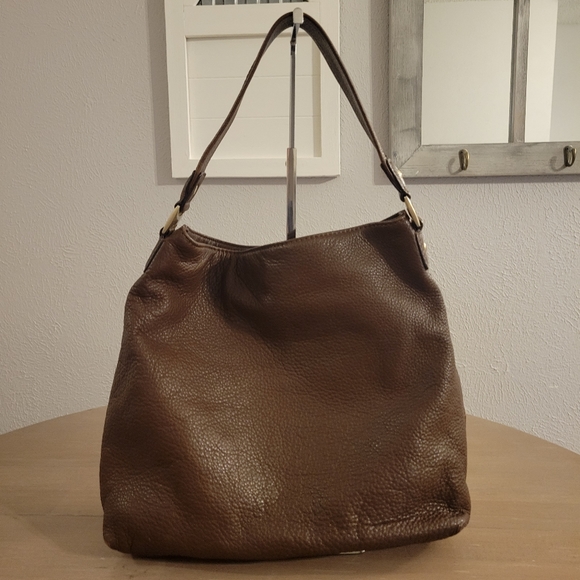 Michael Kors Brown Leather Shoulder Bag - Picture 4 of 16